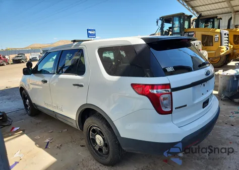 2015 Ford Explorer Police Interceptor from USA, damaged, VIN 1FM5K8AR0FGC29902